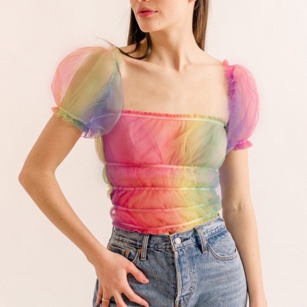 Lírica Matoshi rainbow top rainbow